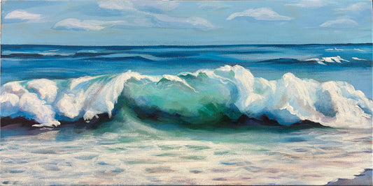 EMERALD BREAK / SOLD. PRINTS AVAILABLE UPON REQUEST