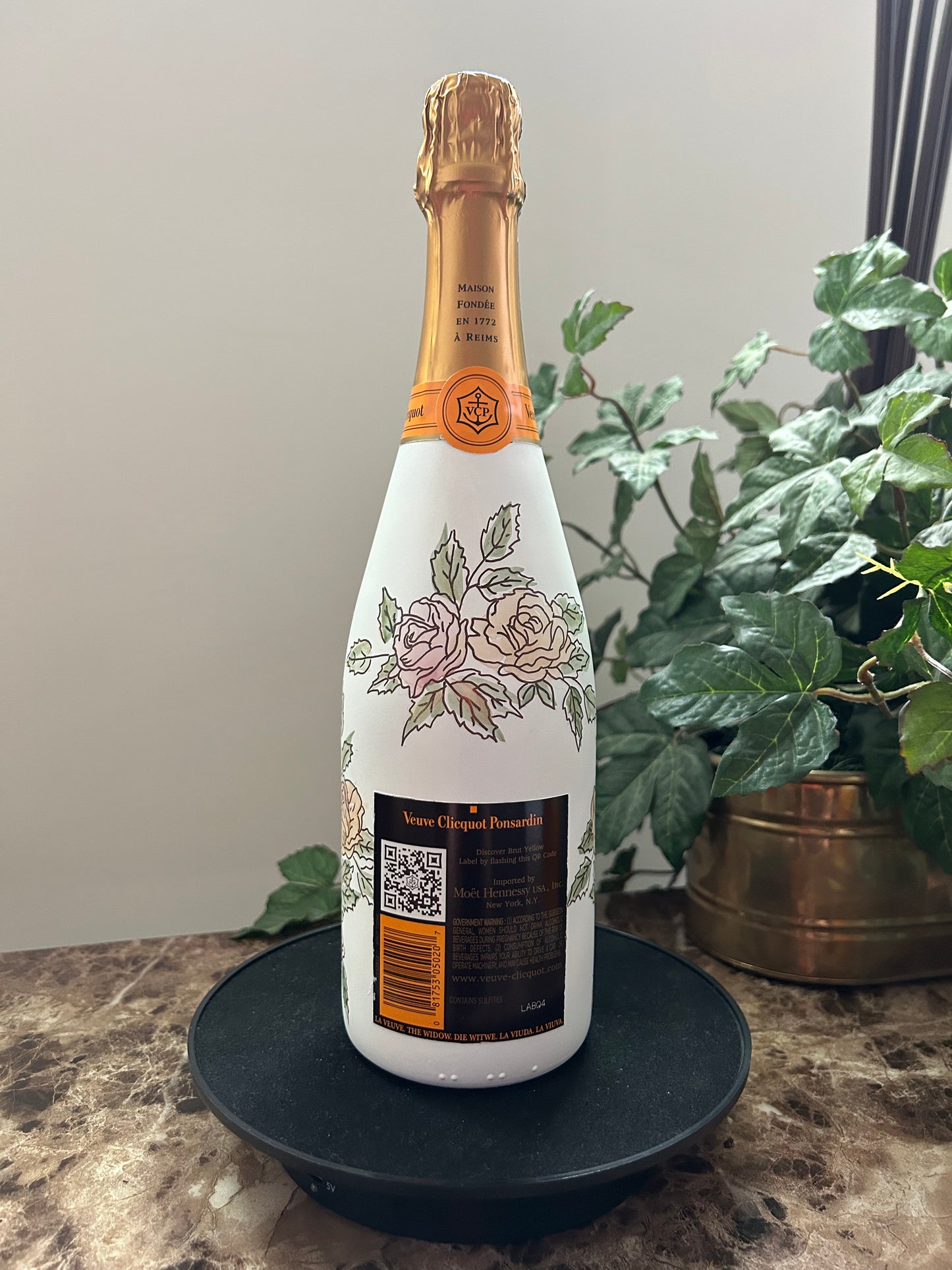 Custom Florals Bottle