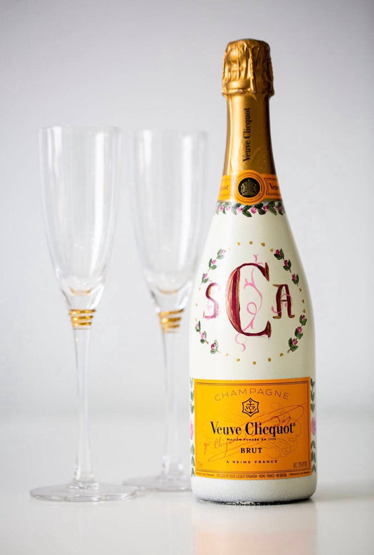 Monogram Initial Custom Bottle