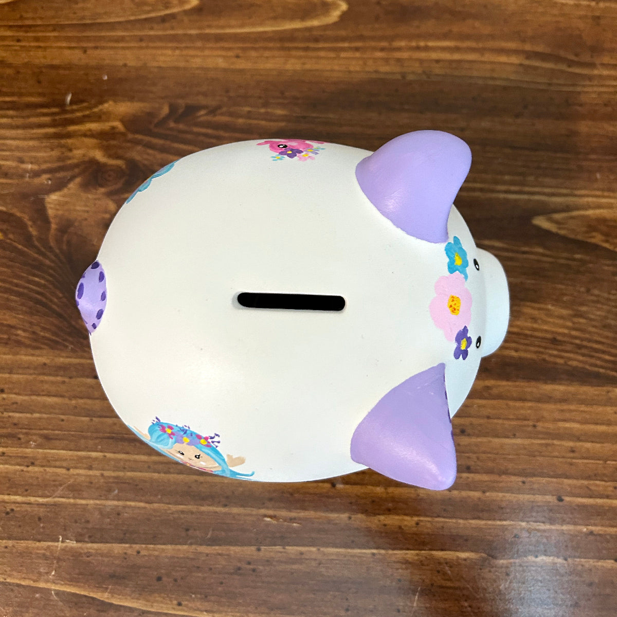 Personalized LITTLE MERMAID Design Piggy Bank
