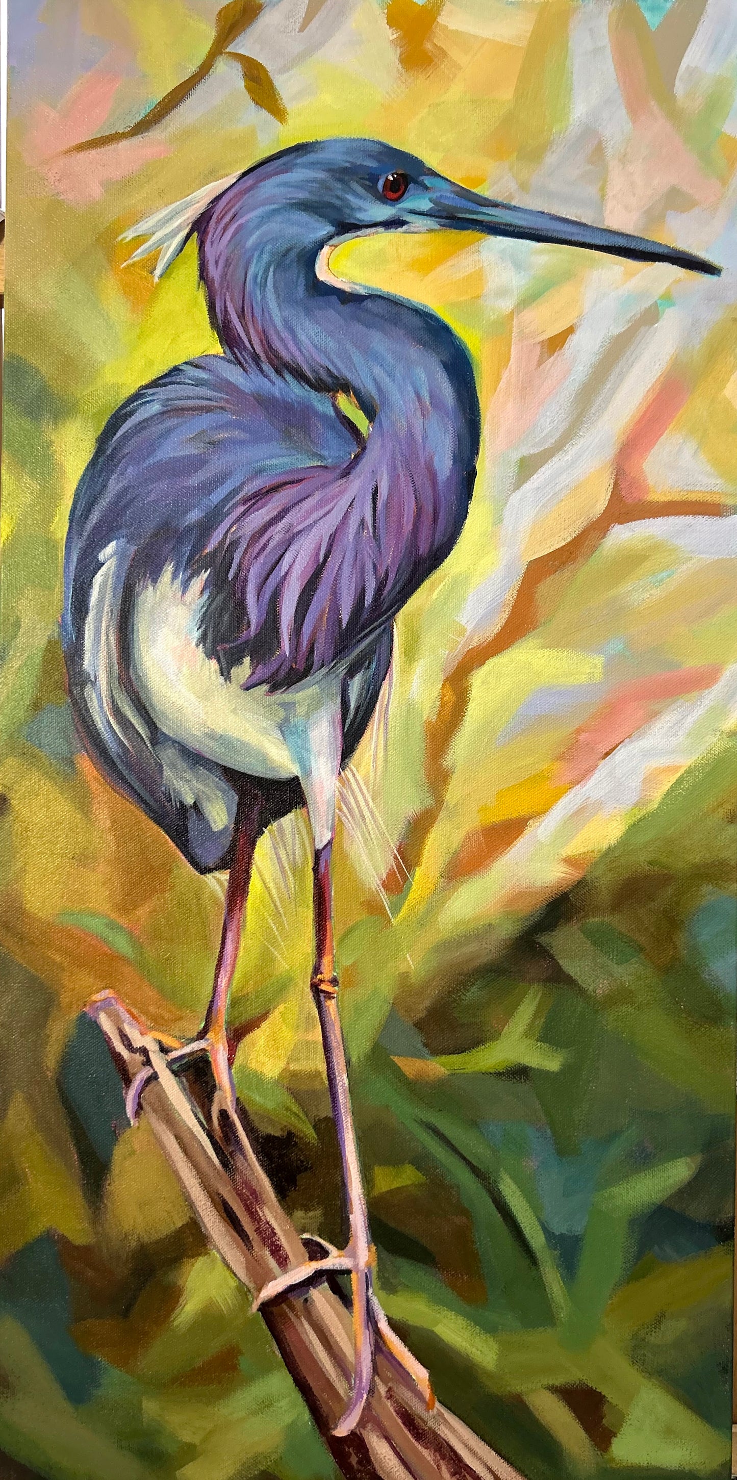 ART PRINT ON WOOD BLOCK 6x12"
