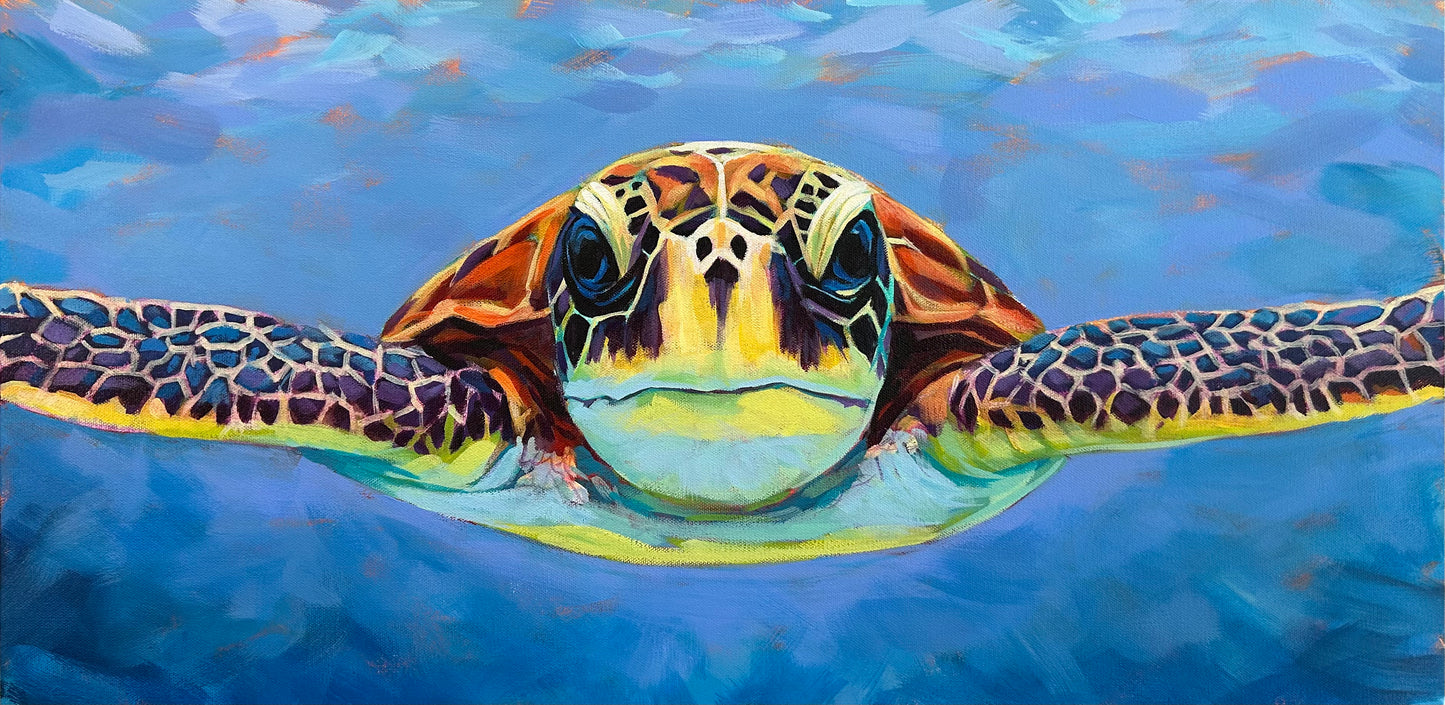 ART PRINT ON WOOD BLOCK 6x12"