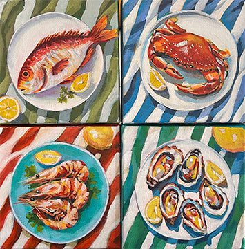 FOUR SMALL PLATES