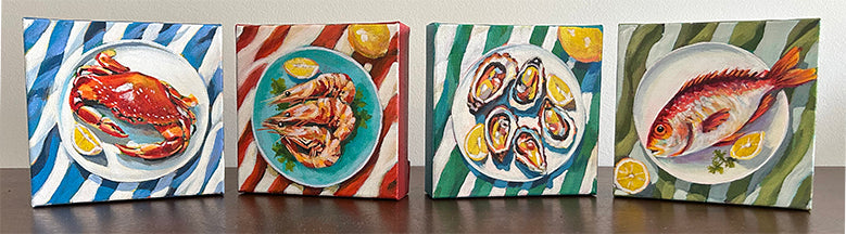 FOUR SMALL PLATES