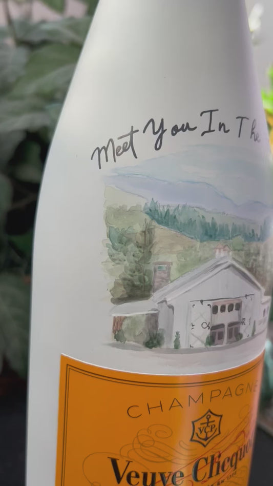 Wedding Venue Custom Bottle