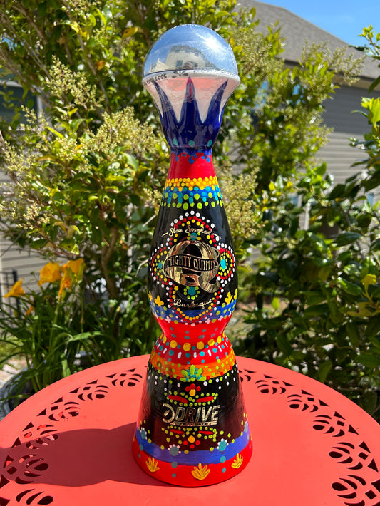 CUSTOM CLASE AZULE TEQUILA WITH MEXICAN MOTIF